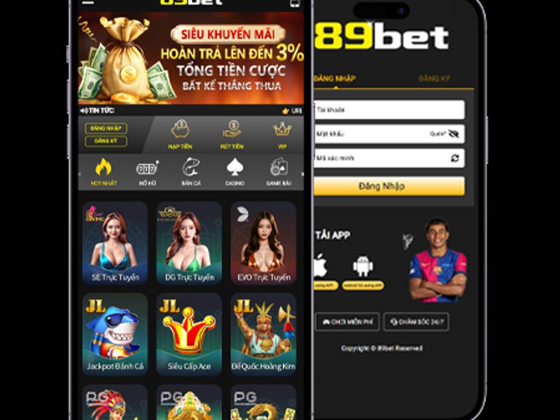 Tìm nút tải ứng dụng new88 casino trên trang web