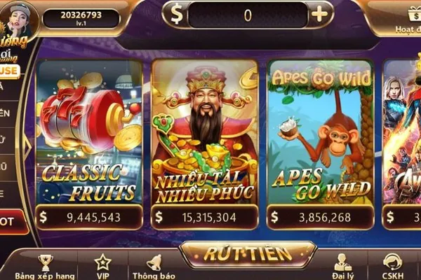 Trò chơi máy đánh bạc và jackpot
